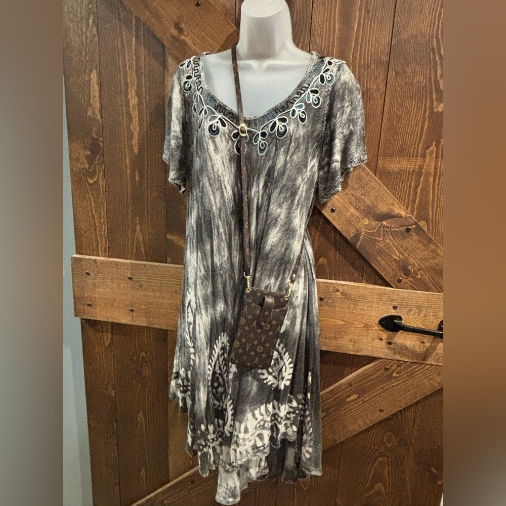 Shoreline Flowy Tie-Dye Dress NWTS